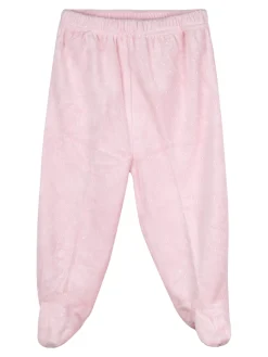 Urchin Completo lungo da neonata in ciniglia con accessori - rosa