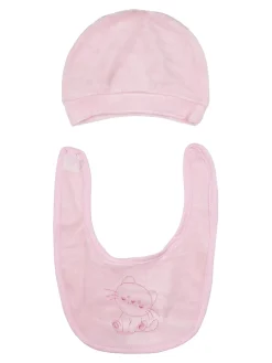 Urchin Completo lungo da neonata in ciniglia con accessori - rosa