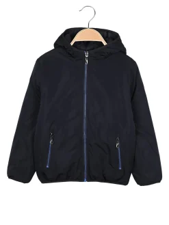 Urchin Giubbotto da bambino reversibile con cappuccio - blu scuro