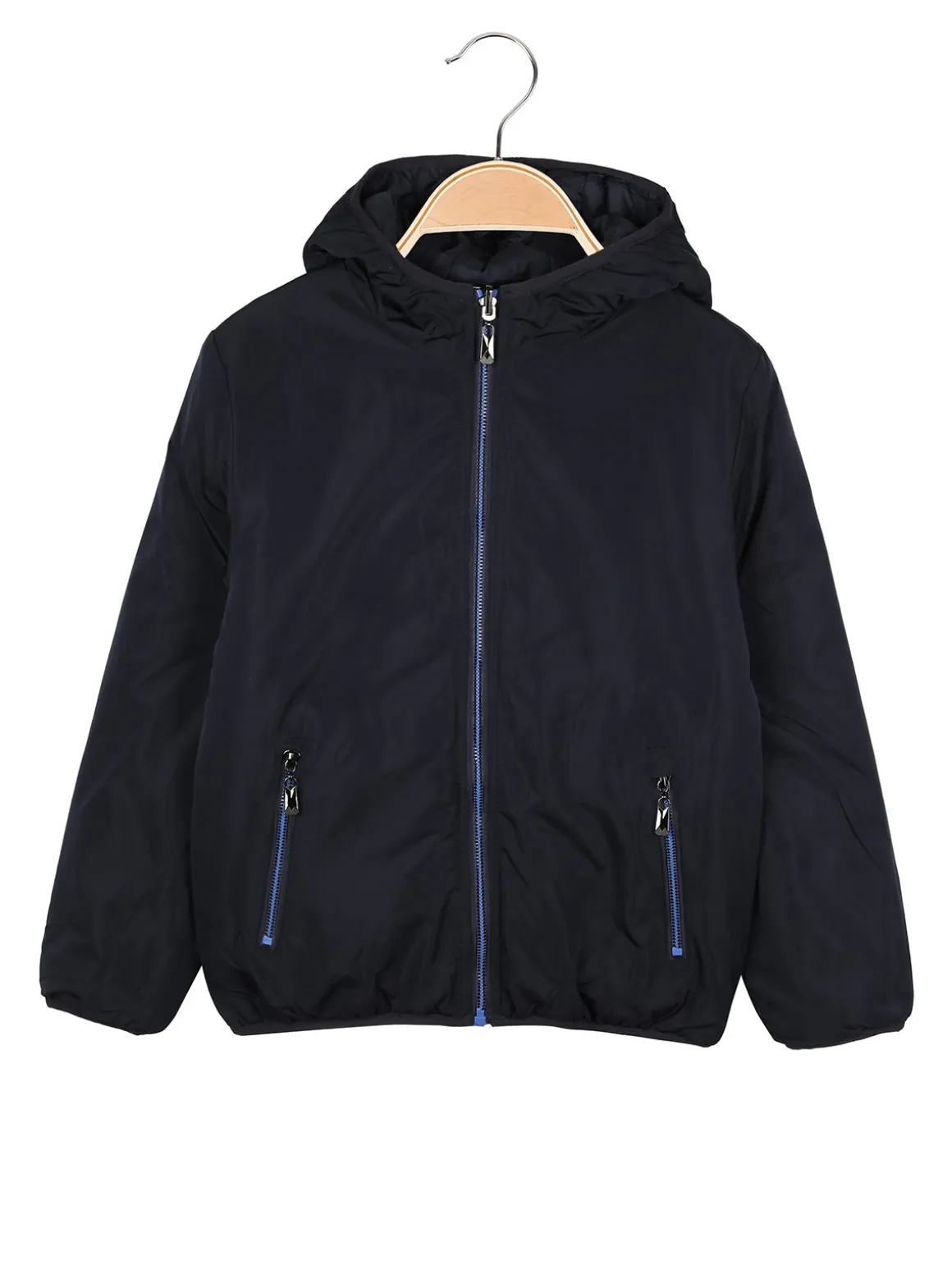 Urchin Giubbotto da bambino reversibile con cappuccio - blu scuro