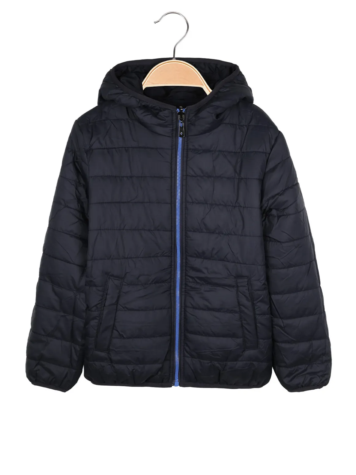 Urchin Giubbotto da bambino reversibile con cappuccio - blu scuro