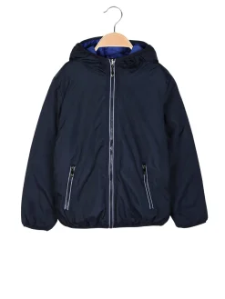 Urchin Giubbotto doubleface da bambino con cappuccio e zip