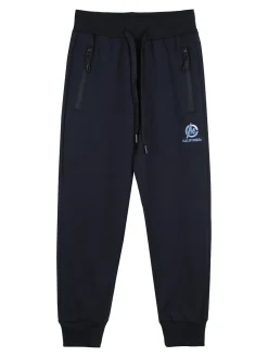 Urchin Pantaloni tuta da ragazzo con coulisse e polsini - blu scuro
