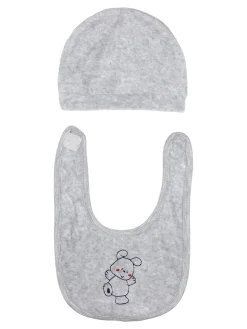 Urchin Tutina in ciniglia da neonato con accessori - grigio