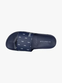 U.S. Golf Club Ciabatte in gomma da uomo a fascia larga - blu scuro