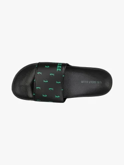 U.S. Golf Club Ciabatte in gomma da uomo a fascia larga - nero
