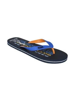 U.S. Golf Club Infradito da uomo in gomma con stampe - blu scuro