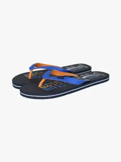 U.S. Golf Club Infradito da uomo in gomma con stampe - blu scuro