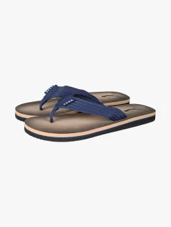 U.S. Golf Club Infradito da uomo leggere con fascette in tessuto - blu scuro