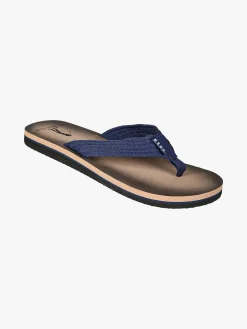 U.S. Golf Club Infradito da uomo leggere con fascette in tessuto - blu scuro