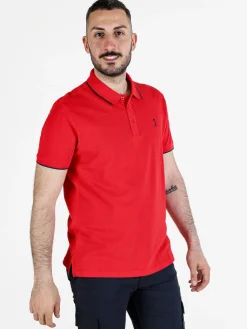 U.S. Golf Club Polo da uomo in cotone a maniche corte