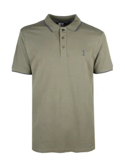 U.S. Golf Club Polo da uomo in cotone a maniche corte