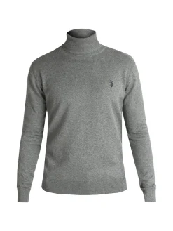 U.S. Polo Assn. Pullover dolcevita da uomo misto cashmere