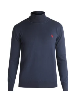 U.S. Polo Assn. Pullover dolcevita da uomo misto cashmere