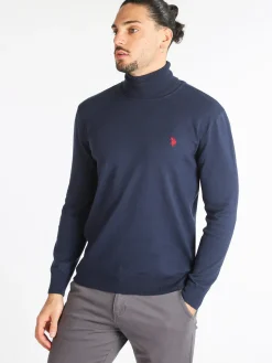 U.S. Polo Assn. Pullover dolcevita da uomo misto cashmere