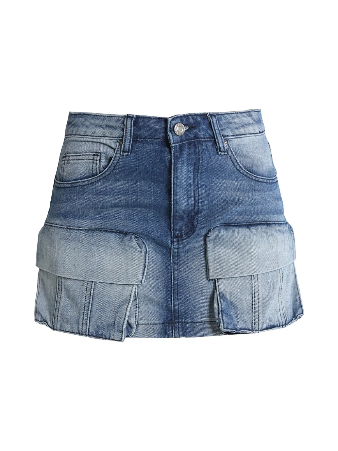 Vale Denim Gonna in jeans con tasconi