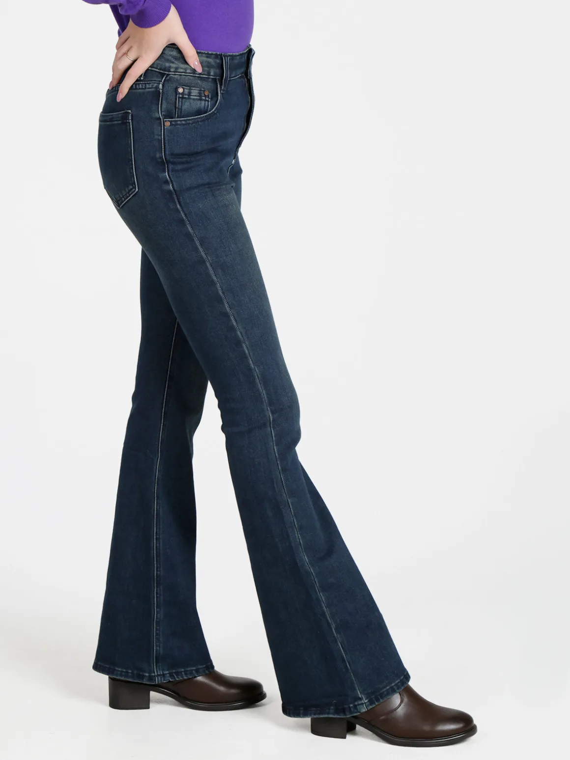Vale Denim Jeans donna a zampa