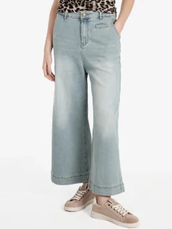 Vale Denim Jeans donna wide leg