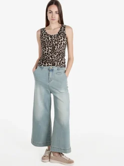 Vale Denim Jeans donna wide leg