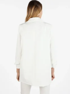 Vanita Blazer donna aperto con maniche arricciate