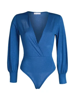 Vanita Body con scollo a portafoglio con lurex