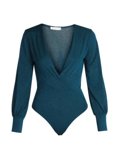 Vanita Body con scollo a portafoglio con lurex
