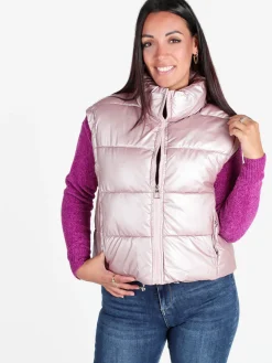 Vanita Gilet donna trapuntato con zip
