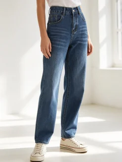 Vanita Jeans donna wide leg a vita alta - jeans