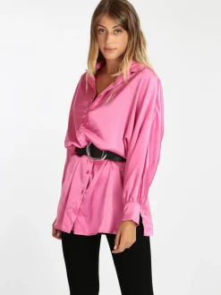 Vanita Maxi camicia donna con manica a pipistrello