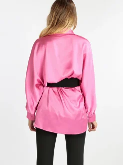 Vanita Maxi camicia donna con manica a pipistrello