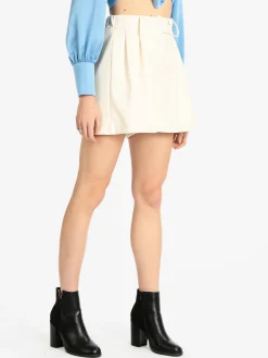 Vanita Shorts da donna in ecopelle