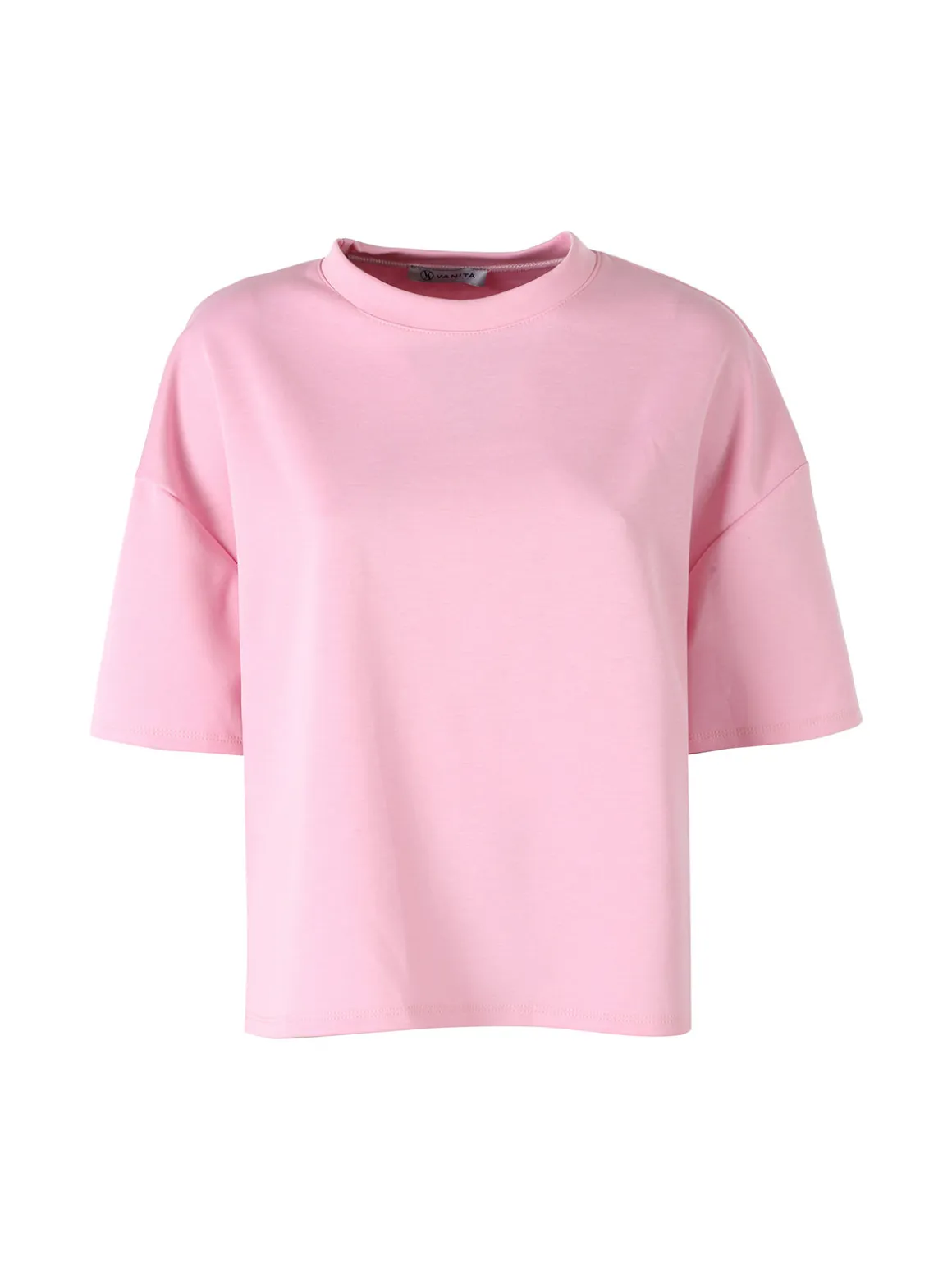 Vanita T-shirt donna oversize in felpa - giallo