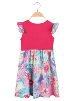 Vanity Girl'S Vestito da bambina con maniche corte a volant