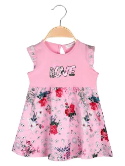 Vanity Girl'S Vestito da neonata senza maniche con stampa floreale