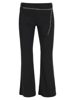Vento Pantaloni eleganti da donna con cintura a catena