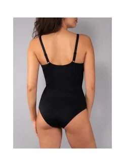 Verde Veronica AR40 Body donna con pizzo senza ferretto coppa C - fango