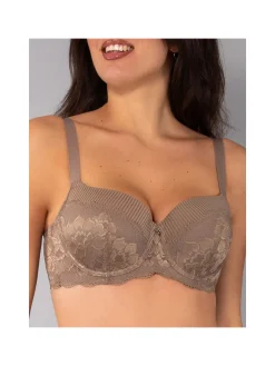 Verde Veronica AR14D Reggiseno preformato imbottito con ferretto coppa D - fango