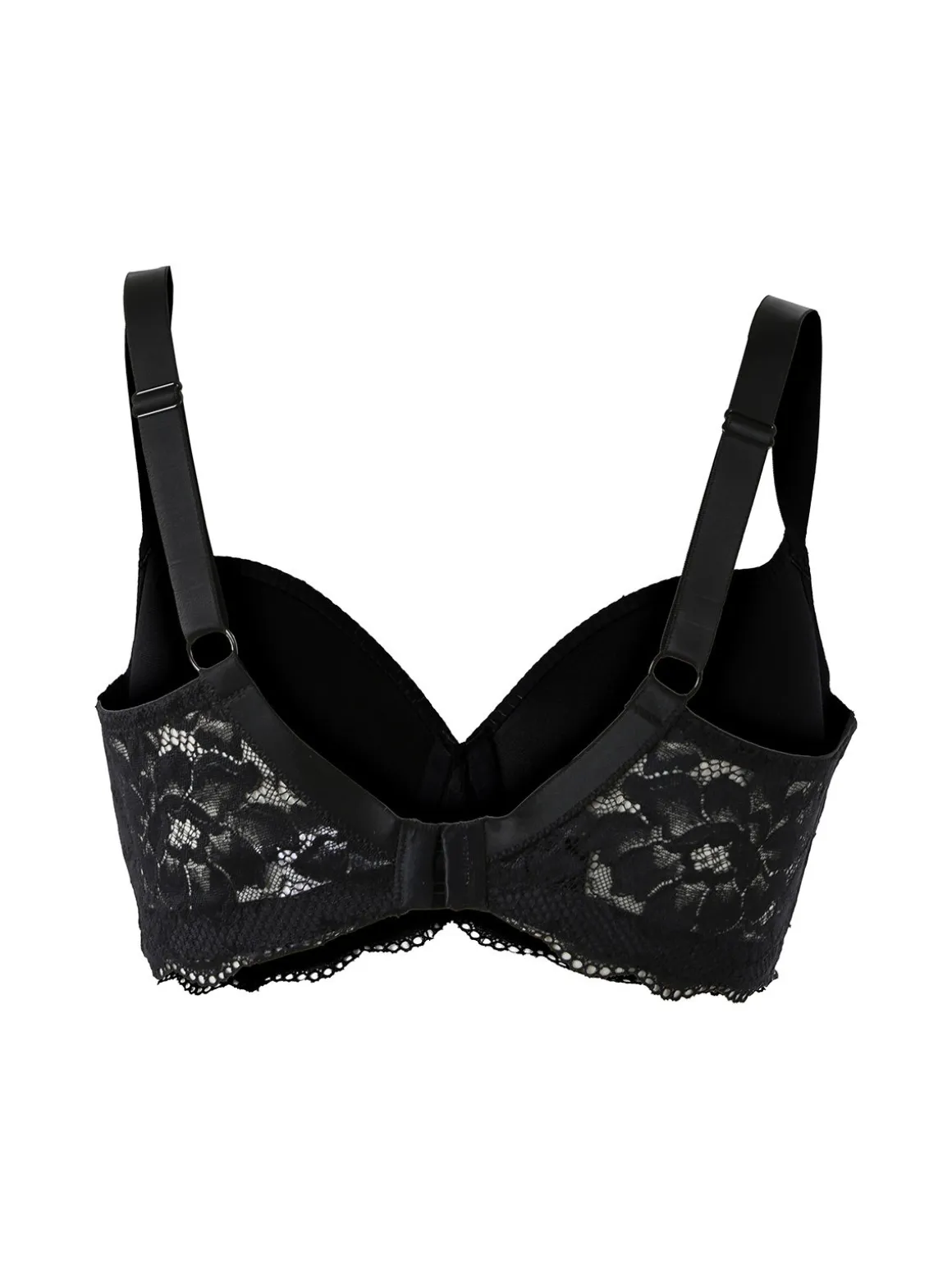 Verde Veronica AR14 Reggiseno imbottito preformato con ferretto coppa C - nero