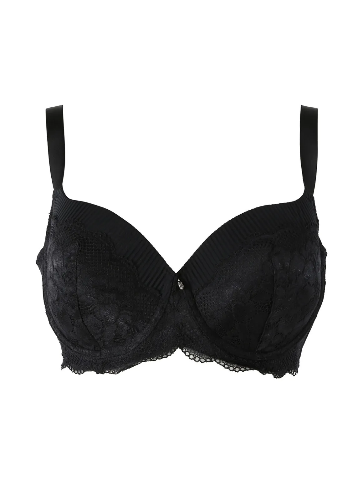 Verde Veronica AR14 Reggiseno imbottito preformato con ferretto coppa C - nero