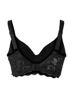 Verde Veronica AR16 Reggiseno imbottito preformato senza ferretto coppa D - nero