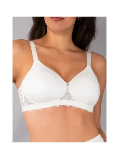 Verde Veronica AR16 Reggiseno imbottito preformato senza ferretto coppa C - panna