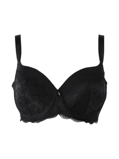Verde Veronica AR14 Reggiseno imbottito preformato con ferretto coppa E - nero