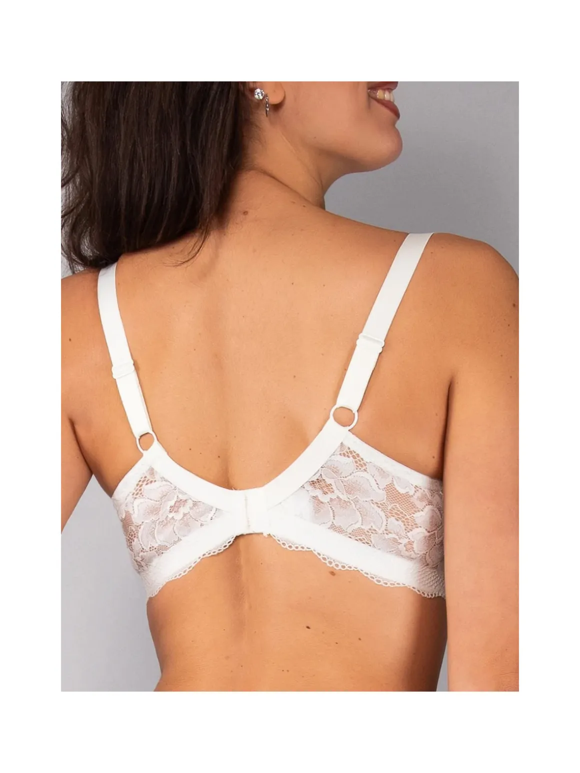 Verde Veronica AR14 Reggiseno imbottito preformato con ferretto coppa C - panna