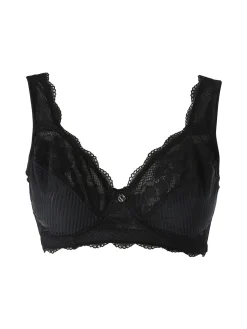 Verde Veronica AR10 Reggiseno preformato con pizzo senza ferretto coppa C - nero