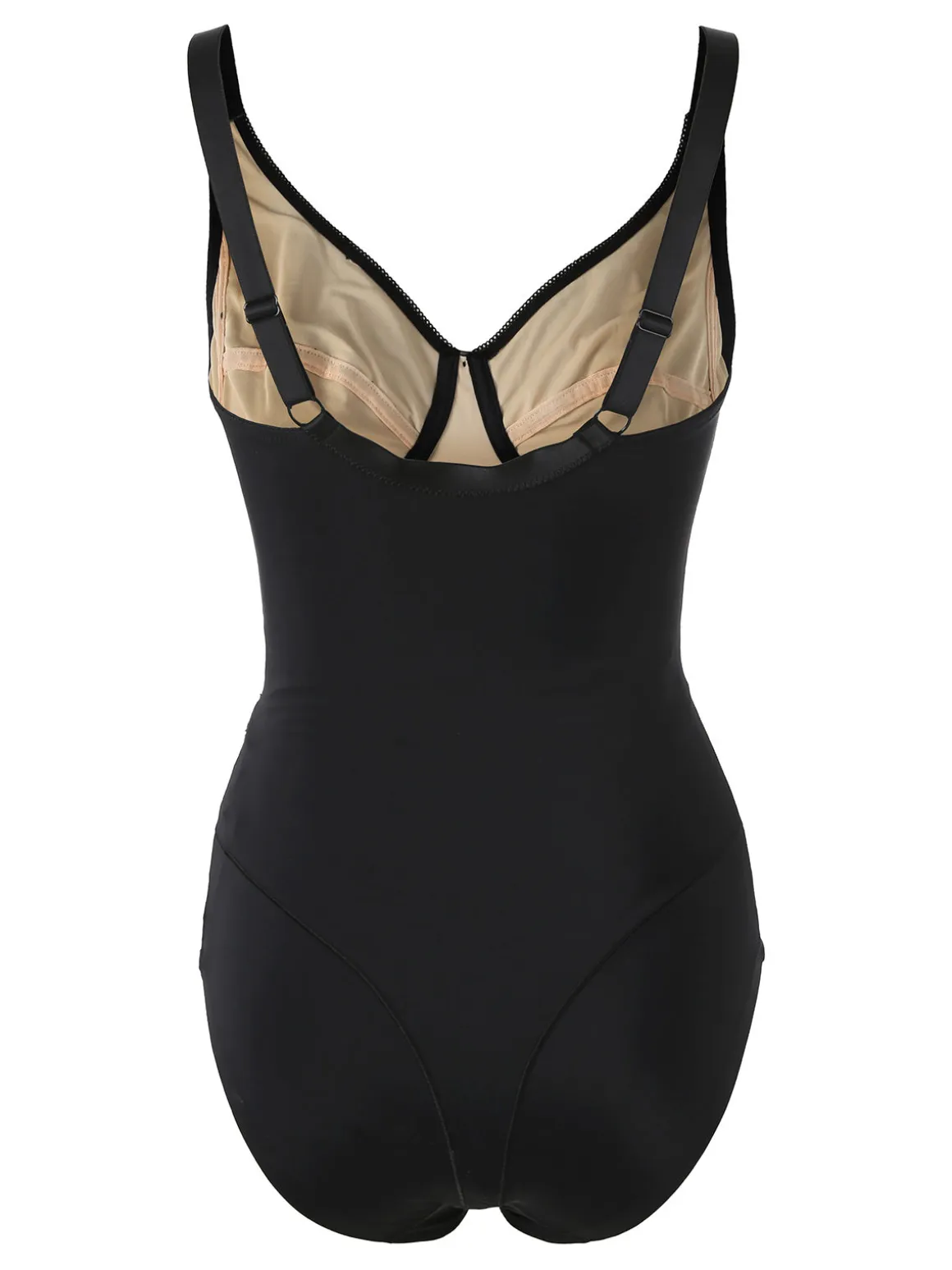 Verde Veronica DR40C Body francese donna senza ferretto coppa C - nero