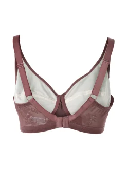 Verde Veronica DR12C Reggiseno donna sfoderato con ferretto coppa C - bordeaux