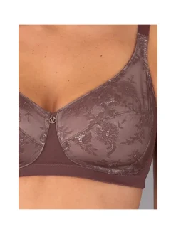 Verde Veronica DR10C Reggiseno donna francese senza ferretto coppa C - bordeaux