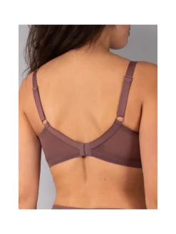 Verde Veronica DR10C Reggiseno donna francese senza ferretto coppa C - bordeaux