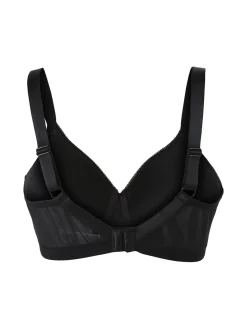 Verde Veronica DR16C Reggiseno donna imbottito senza ferretto COPPA C - nero