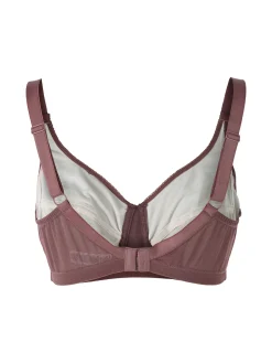 Verde Veronica DR10D Reggiseno donna francese senza ferretto coppa D - bordeaux